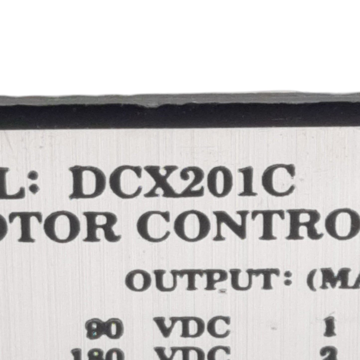 Used Boston Gear DCX201C DC Motor Control, 115/230VAC In, 90-180VDC 12A Out