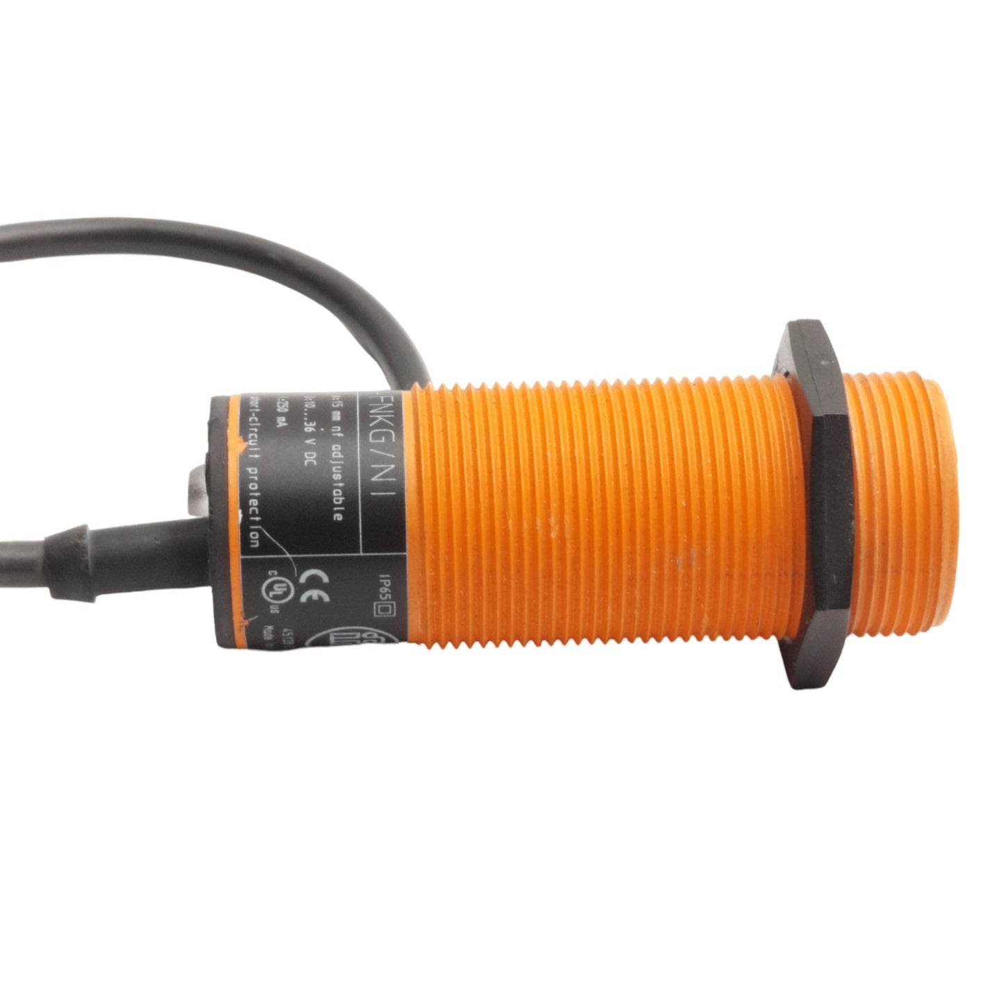 Used IFM KI-3015-FNKG/NI Capacitive Proximity Sensor, Sensing Range: 15mm, 10-36VDC