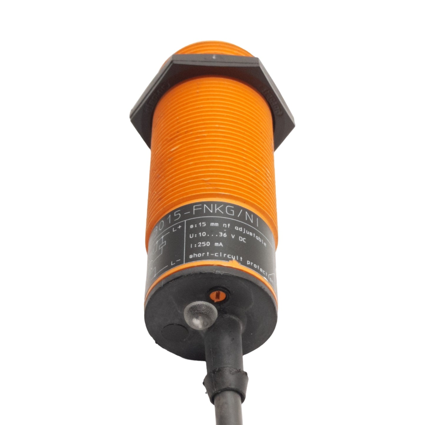 Used IFM KI-3015-FNKG/NI Capacitive Proximity Sensor, Sensing Range: 15mm, 10-36VDC