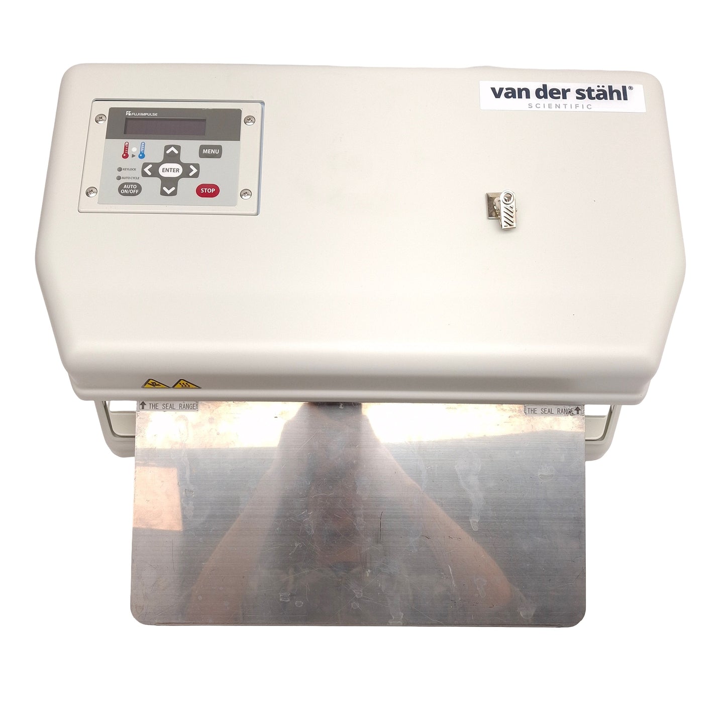 Used Van Der Stahl MS-350-NP Medical Pouch Sealer w/ Switch 140-400°F Seal, 110VAC