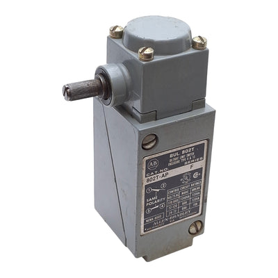 Used Allen Bradley 802T-AP Oiltight Spring Return Limit Switch, 10A 120-600VAC