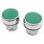 New Lot of 2 Allen Bradley 800FM-F3 Flush Push Button, ø22.5mm, Momentary, Green