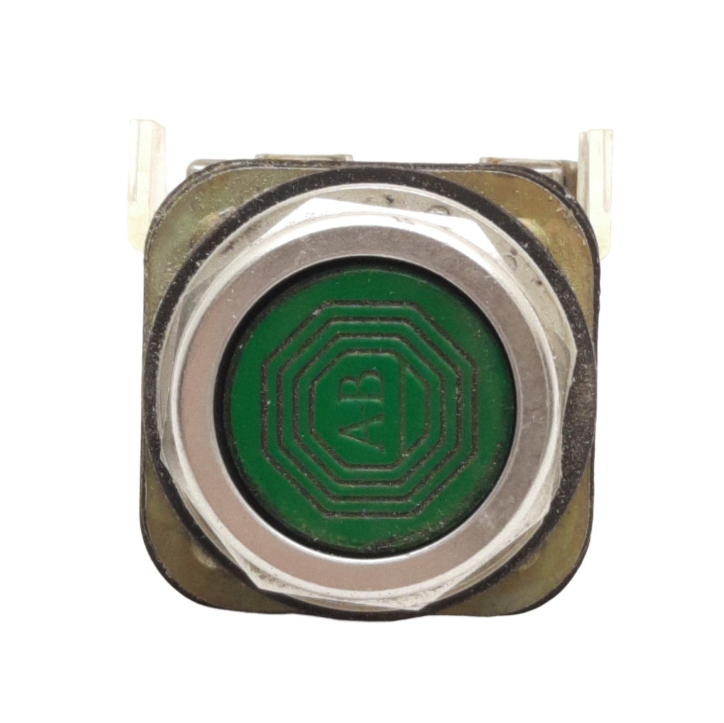 Used Allen Bradley 800T-A1A Pushbutton Switch, 1NO & 1NC, 30mm, Momentary, 600V 10A