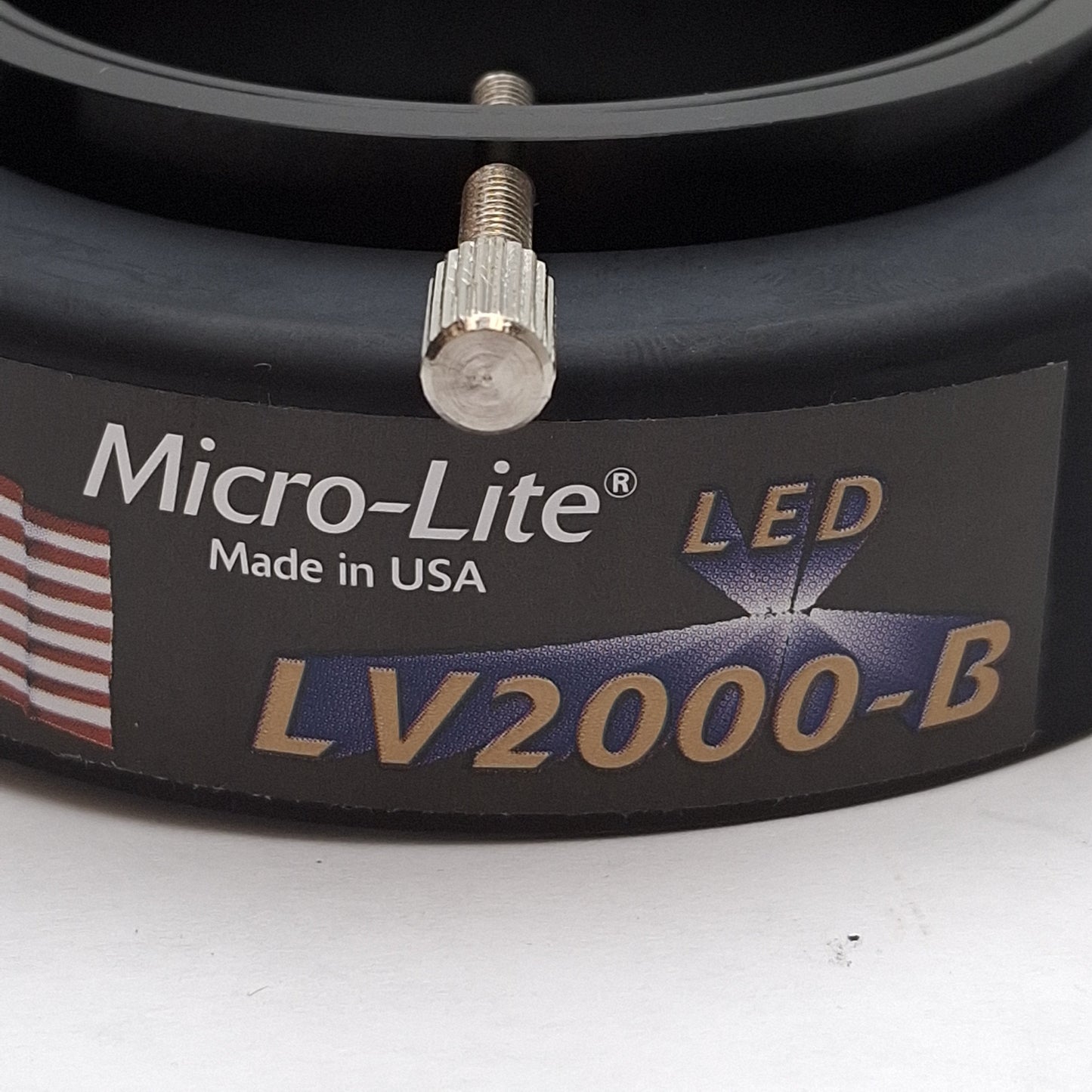 Used Micro-Lite LV2000-B LED Microscope Ring Light, White, ø60mm ID, 100-240VAC