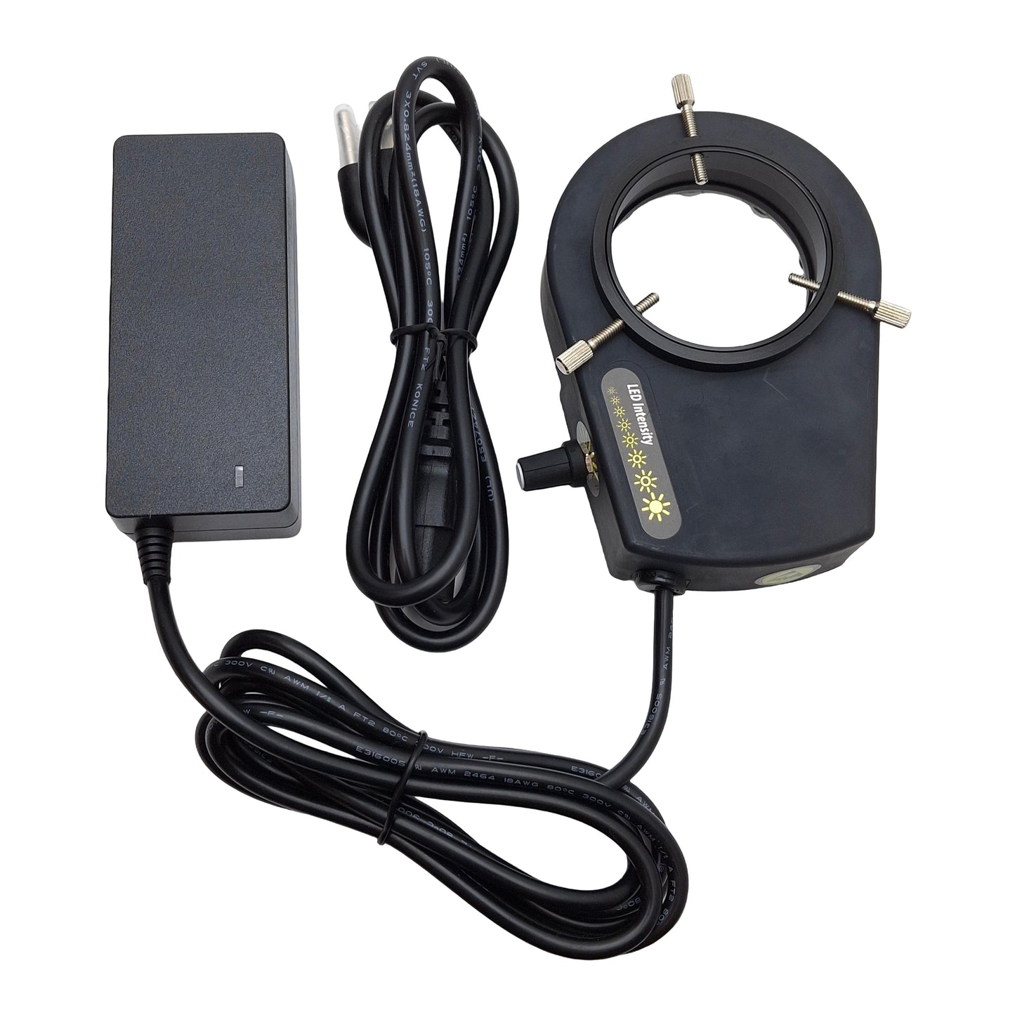 Used Micro-Lite LV2000-B LED Microscope Ring Light, White, ø60mm ID, 100-240VAC