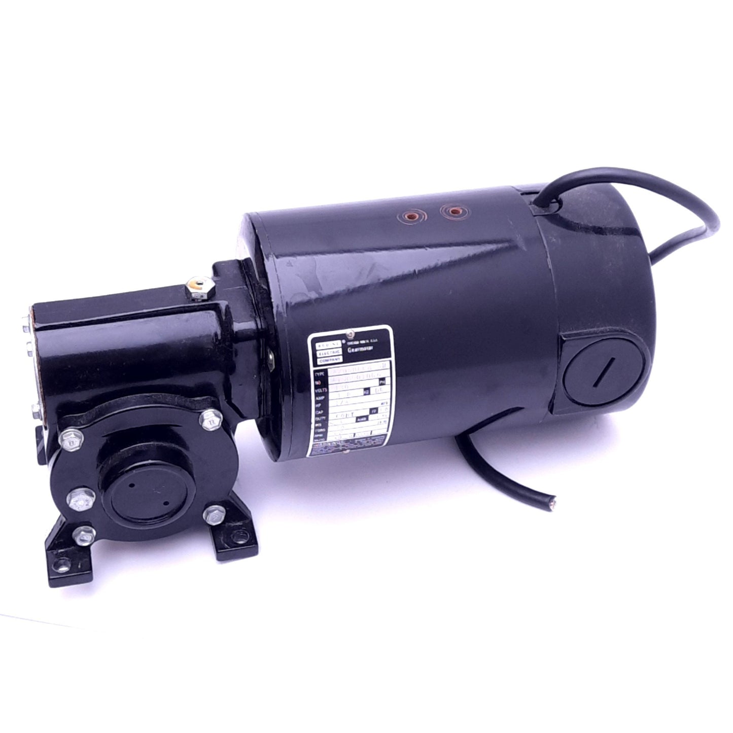 Used Bodine 42D5BEPM-5N Gear Motor, 40:1, 1/4hp, 62rpm, 79lb-in, 130VDC 1.8A