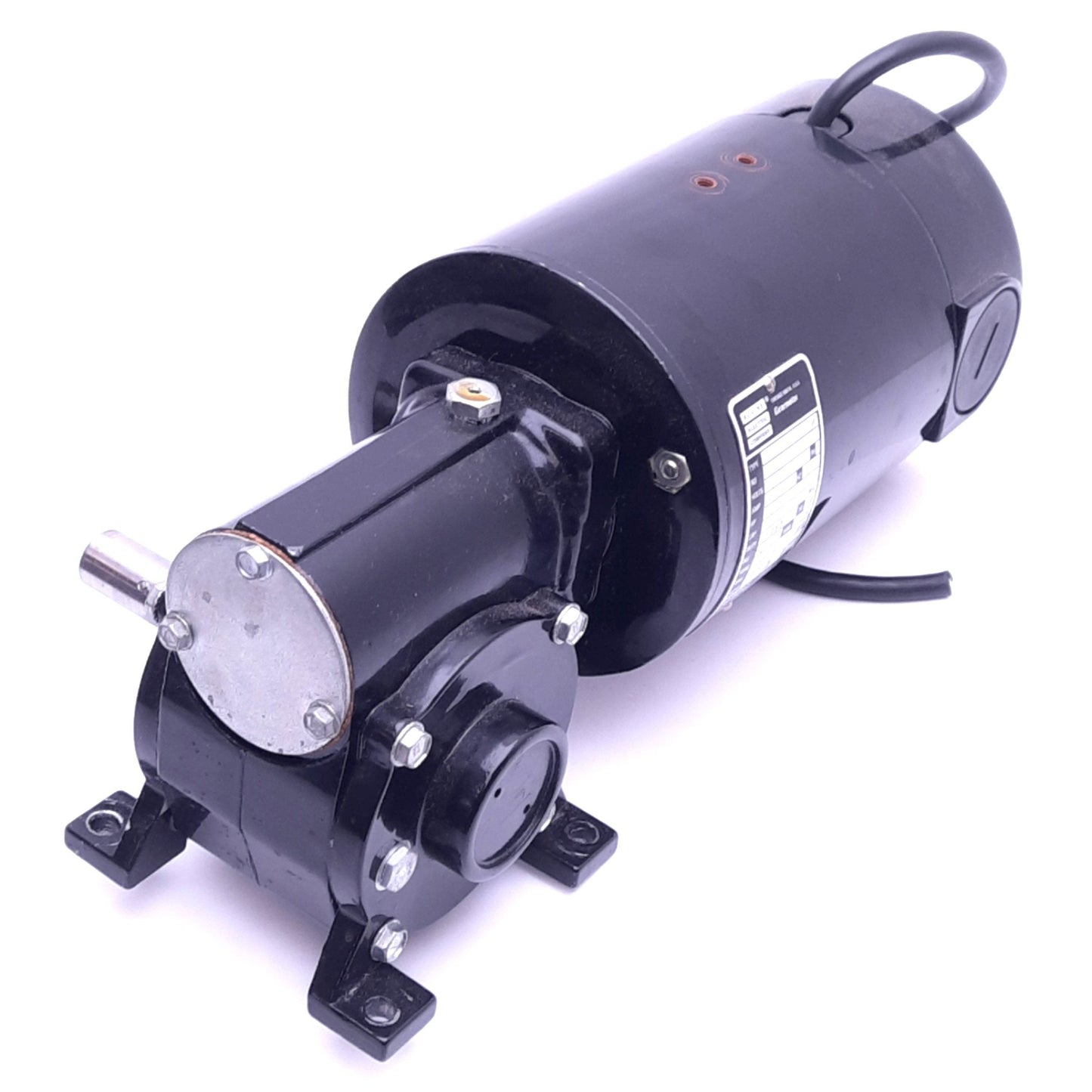 Used Bodine 42D5BEPM-5N Gear Motor, 40:1, 1/4hp, 62rpm, 79lb-in, 130VDC 1.8A