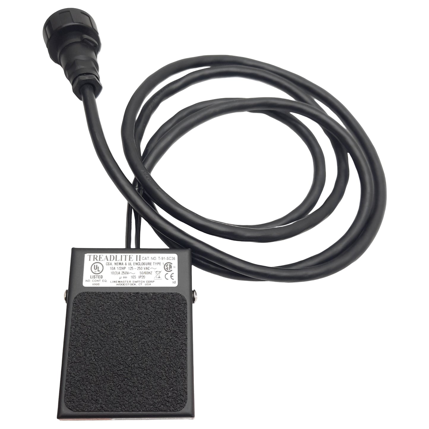 New Linemaster T-91-SC36 Treadlite II Momentary Foot Pedal For Beahm Hot Air System