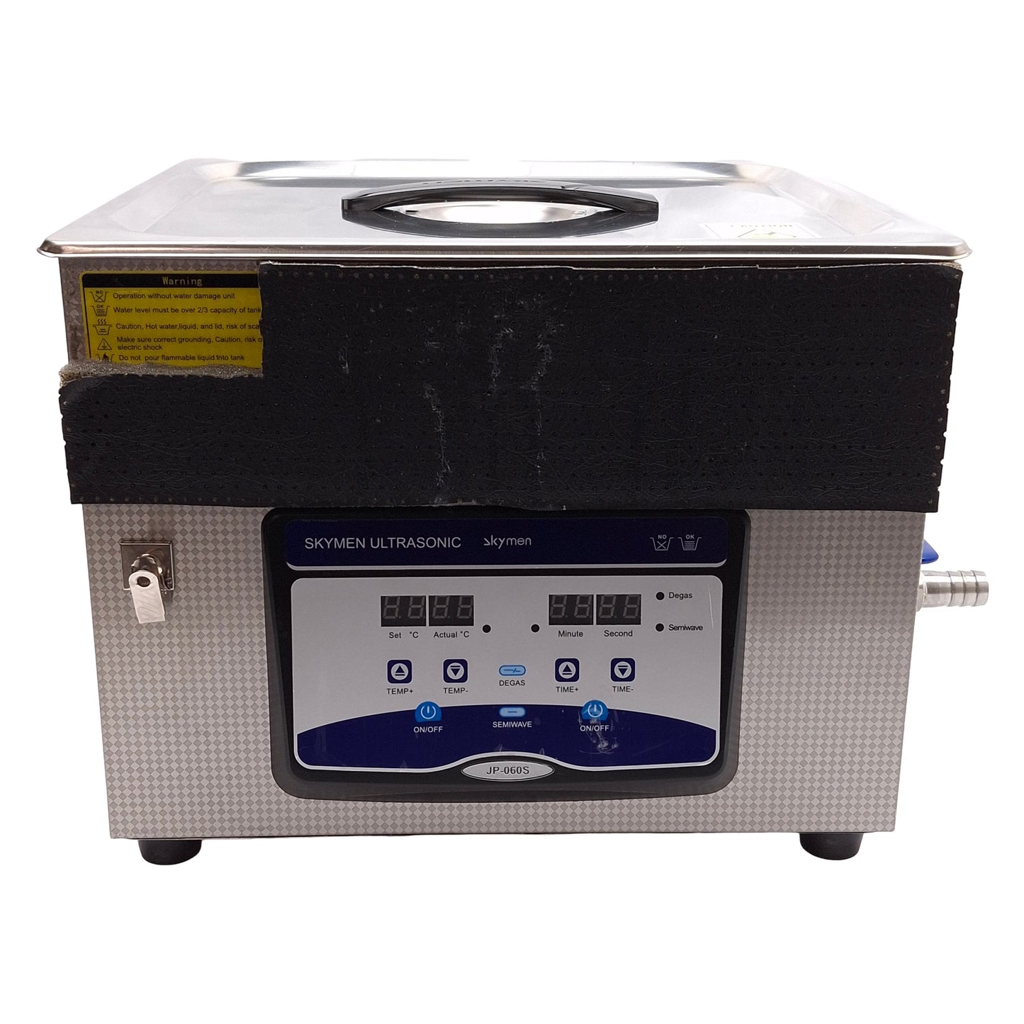 Used Skymen JP-060S Industrial Ultrasonic Cleaner, 15L, 330x300x150mm, 20-80°C