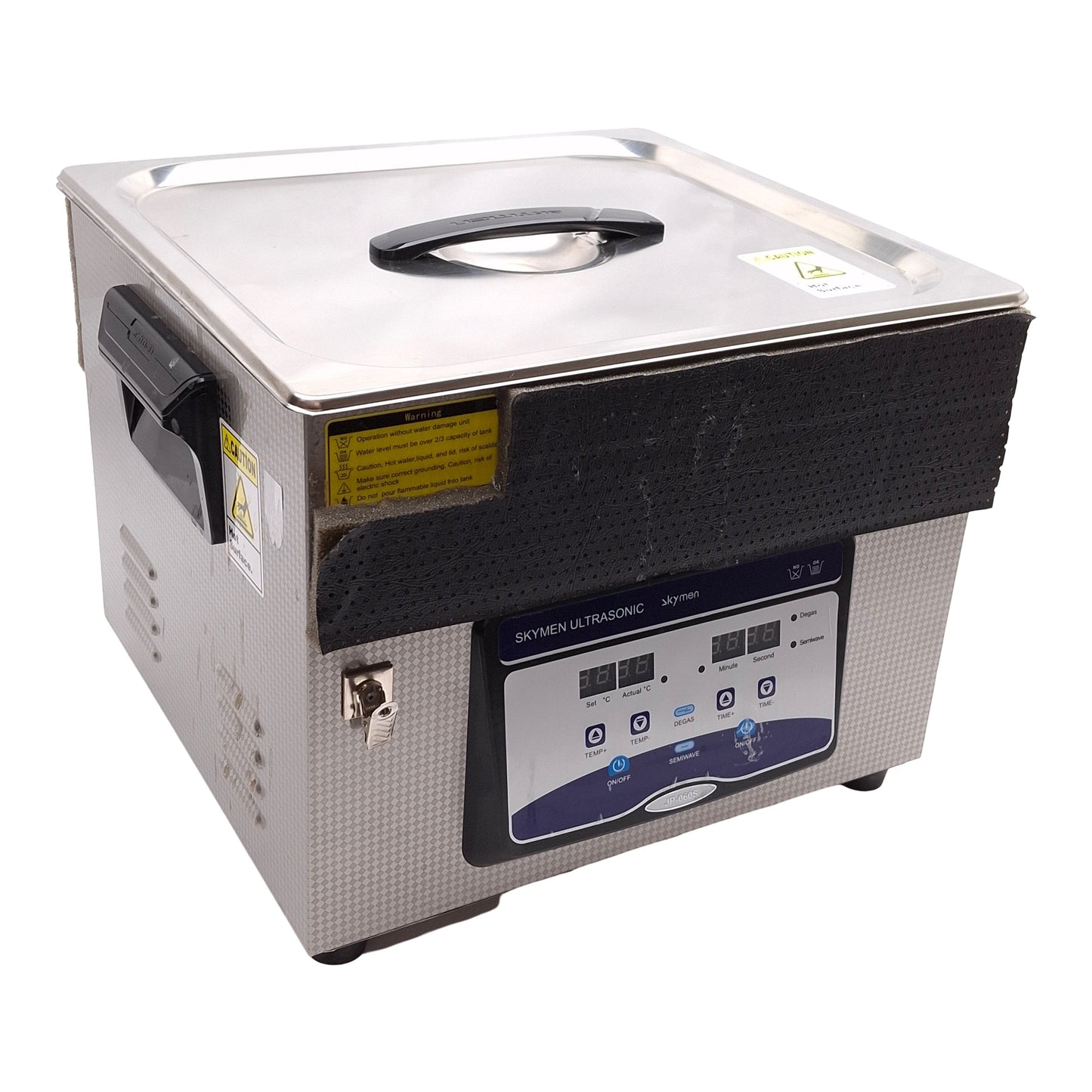 Used Skymen JP-060S Industrial Ultrasonic Cleaner, 15L, 330x300x150mm, 20-80°C