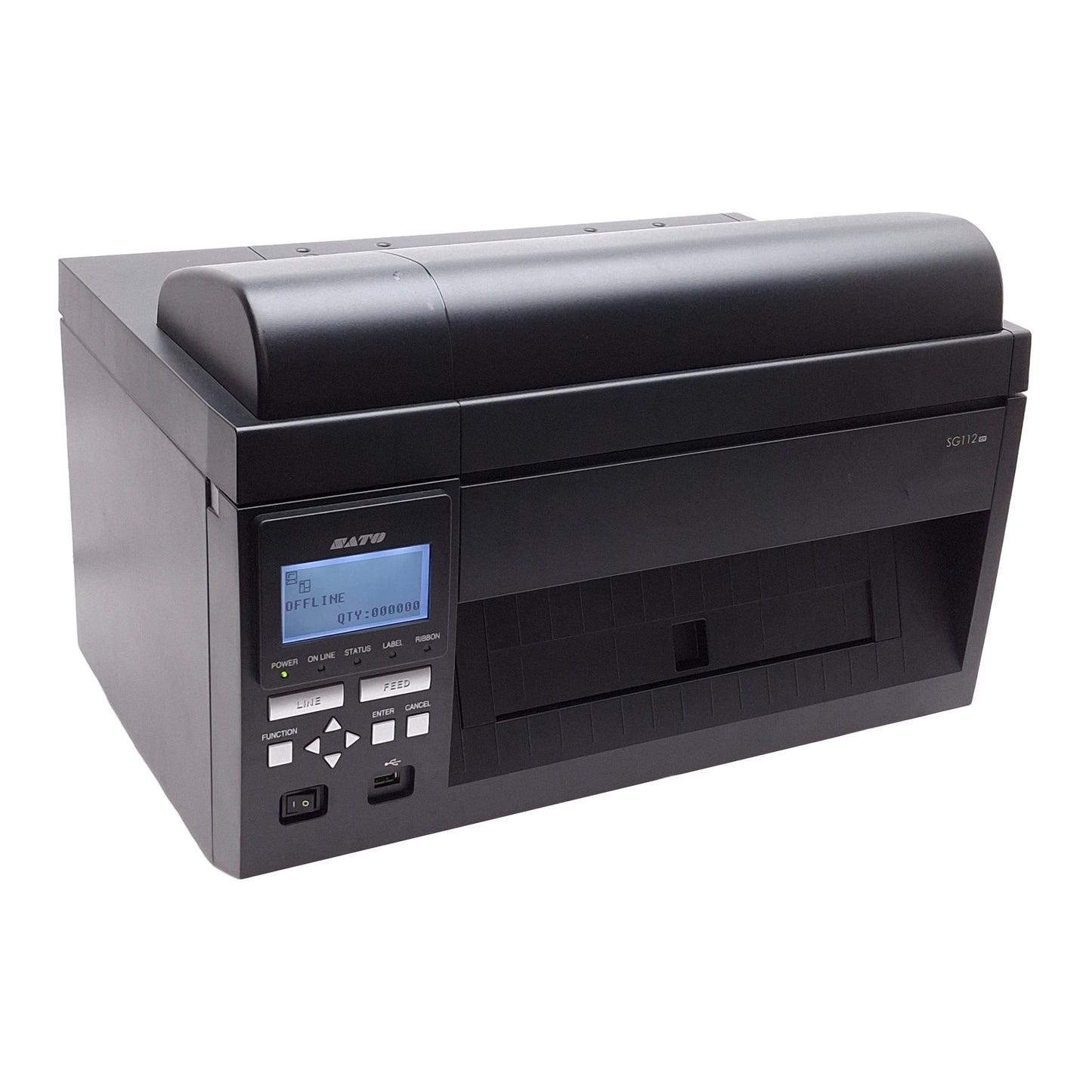 Used SATO SG112-ex Large Format Industrial Thermal Printer, 10.5" Print Width, 305dpi