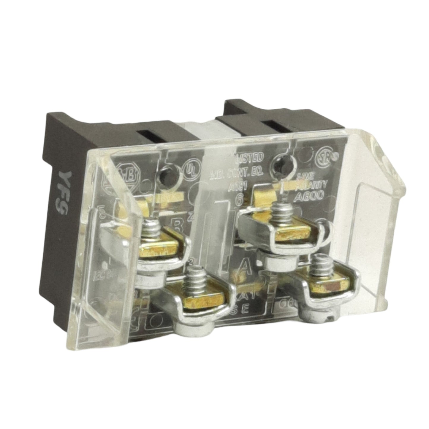 Used Allen Bradley 800T-XA1 Contact Block, 1NO-1NCLB, 600V, 30mm, 600V 10A Rating