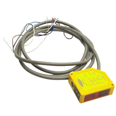 Used Banner Q50BVI L-GAGE LED Measurement Sensor, 100-300mm Range, 15-30VDC, 4-20mA
