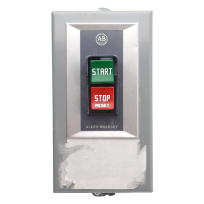 Used Allen Bradley 609-AJX Manual Motor Starter, Size 0, 1-Phase, 1-5HP, 115-230VAC