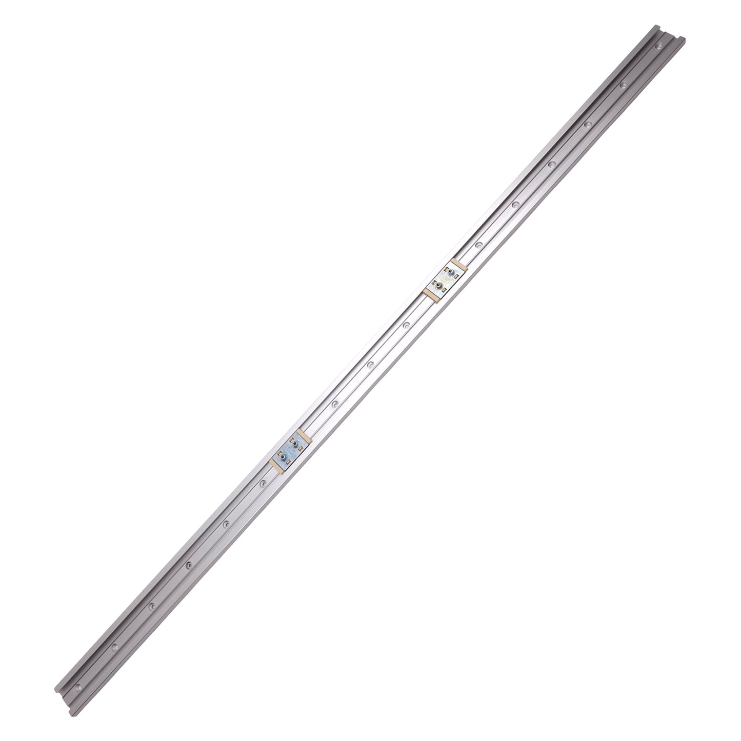 Used Igus NS-01-40 drylin N Guide Rail & Carriages, Aluminum, 40x1000mm, 157lbf Load