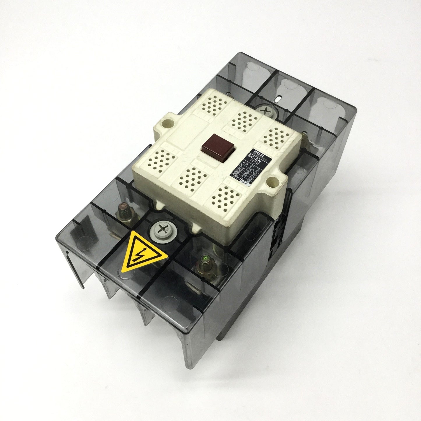 Used Fuji Electric SC-6N 125A Magnetic Contactor 3-Pole, 2NO-2NC Aux, 110-120VAC Coil