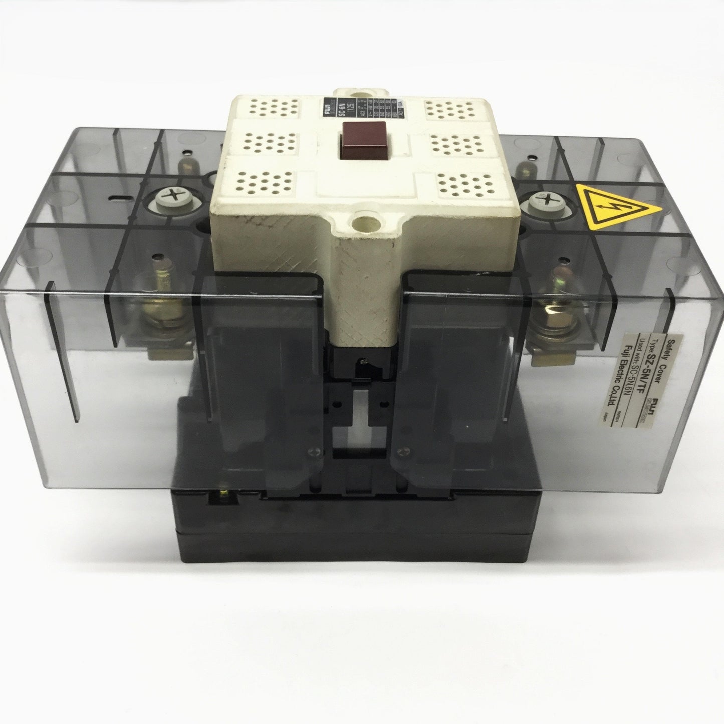 Used Fuji Electric SC-6N 125A Magnetic Contactor 3-Pole, 2NO-2NC Aux, 110-120VAC Coil