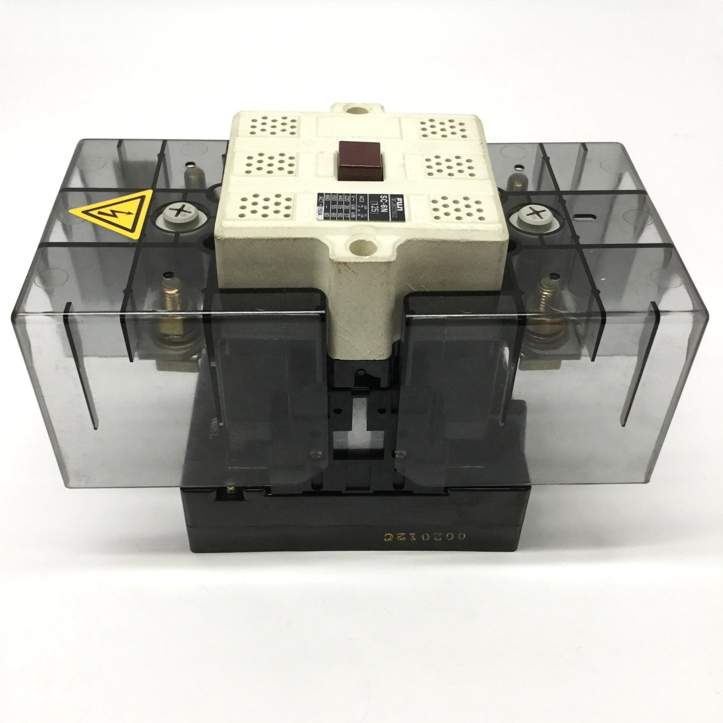 Used Fuji Electric SC-6N 125A Magnetic Contactor 3-Pole, 2NO-2NC Aux, 110-120VAC Coil