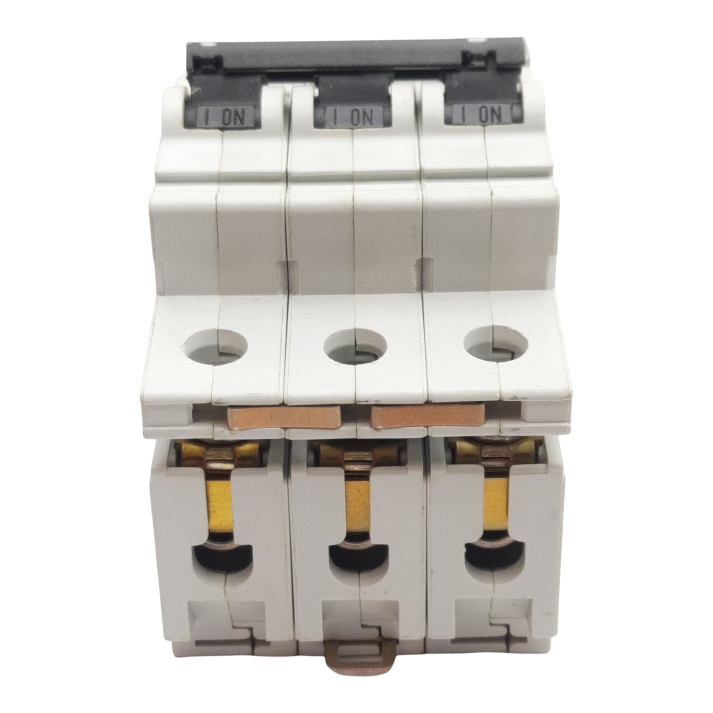 Used ABB S273-K40A Circuit Breaker, 3-Pole, 40A 415VAC/110VDC, DIN Rail Mount