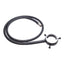 Used Fiber Optic Ring Light Guide, ø2in ID, ø1/2in OD Input, ø8mm Bundle, 4ft Long