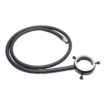 Used Fiber Optic Ring Light Guide, ø2in ID, ø1/2in OD Input, ø8mm Bundle, 4ft Long