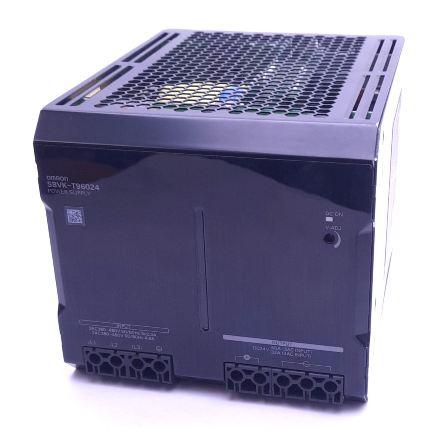 Used Omron S8VK-T96024 Switching Power Supply, 380-480VAC 2/3-Ph, 24VDC 40A Out, 960W