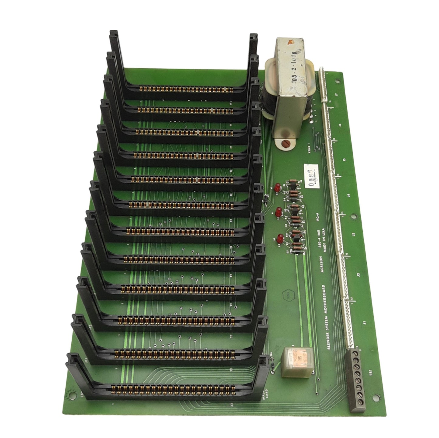 Used Acrison Inc 350-4-268 Blender System Motherboard Module, 12-Slots