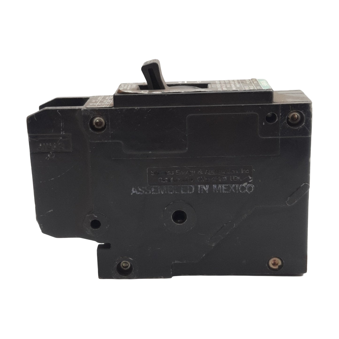 Used Siemens BQD130 Circuit Breaker, 1-Pole 1-Phase, 30A 277VAC/125VDC, Bolt-On
