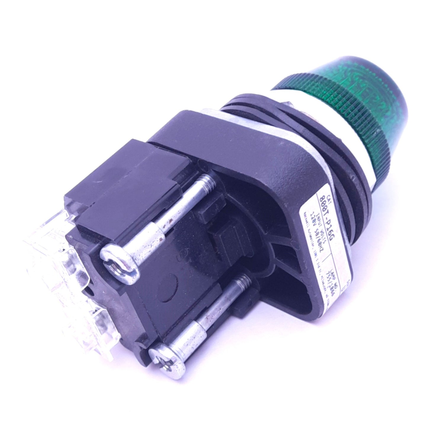 New – Open box Allen Bradley 800T-P16G Green Indicator Pilot Light, ø30mm, 120VAC Lamp