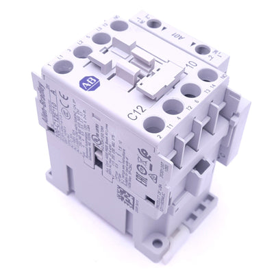 New – Open box Allen Bradley 100-C12EJ10 Contactor, 3-Pole, 12A, 1 N.O. Aux, 24VDC Coil