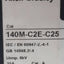 Used Allen Bradley 140M-C2E-C25 Circuit Breaker, 3-Pole 3PH 1NO + 1NC, 18-25A, 690VAC