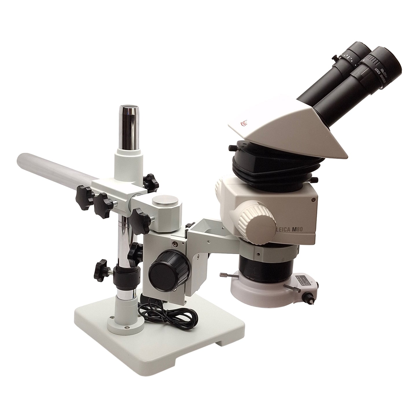 Used Leica M80 Stereo Microscope w/ Ring Light & Stand, 7.5X-60X, 0.63X Achromatic