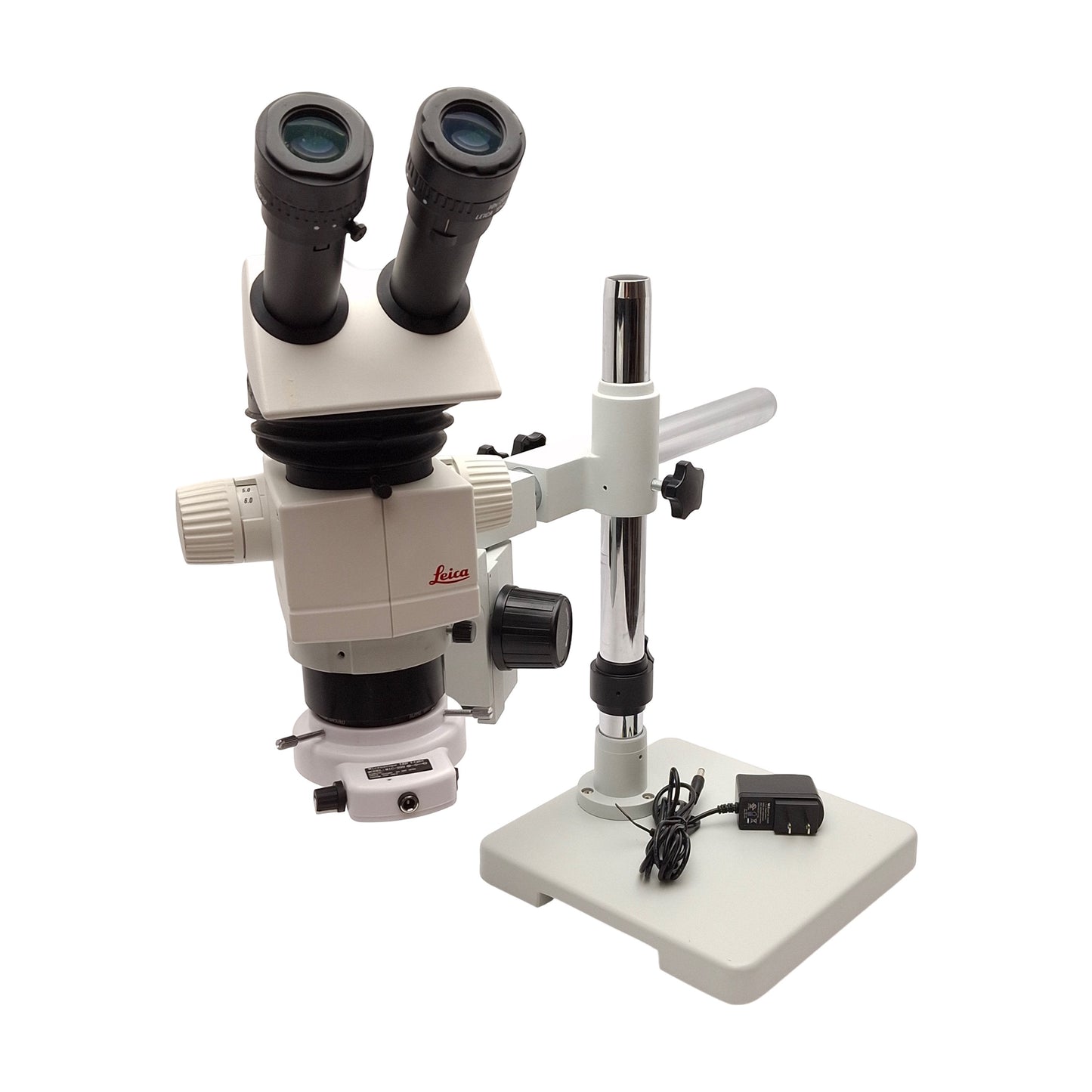Used Leica M80 Stereo Microscope w/ Ring Light & Stand, 7.5X-60X, 0.63X Achromatic