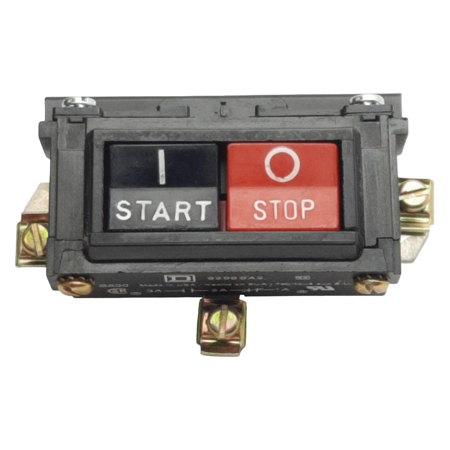 New Square-D 9999SA2 Start-Stop Pushbutton Kit, For Type S/00-4, Panel Mount, NEMA 1