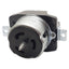 Used Hubbell CS8369 Twist-Lock Locking Plug, 3-Poles 3-Phase, 50A 250VAC, Flush Mount