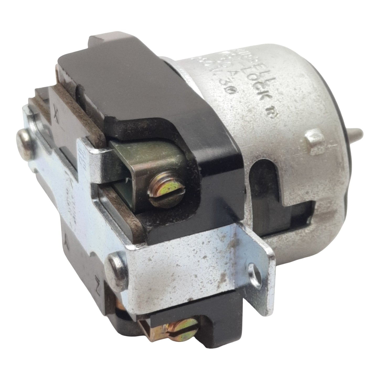 Used Hubbell CS8369 Twist-Lock Locking Plug, 3-Poles 3-Phase, 50A 250VAC, Flush Mount