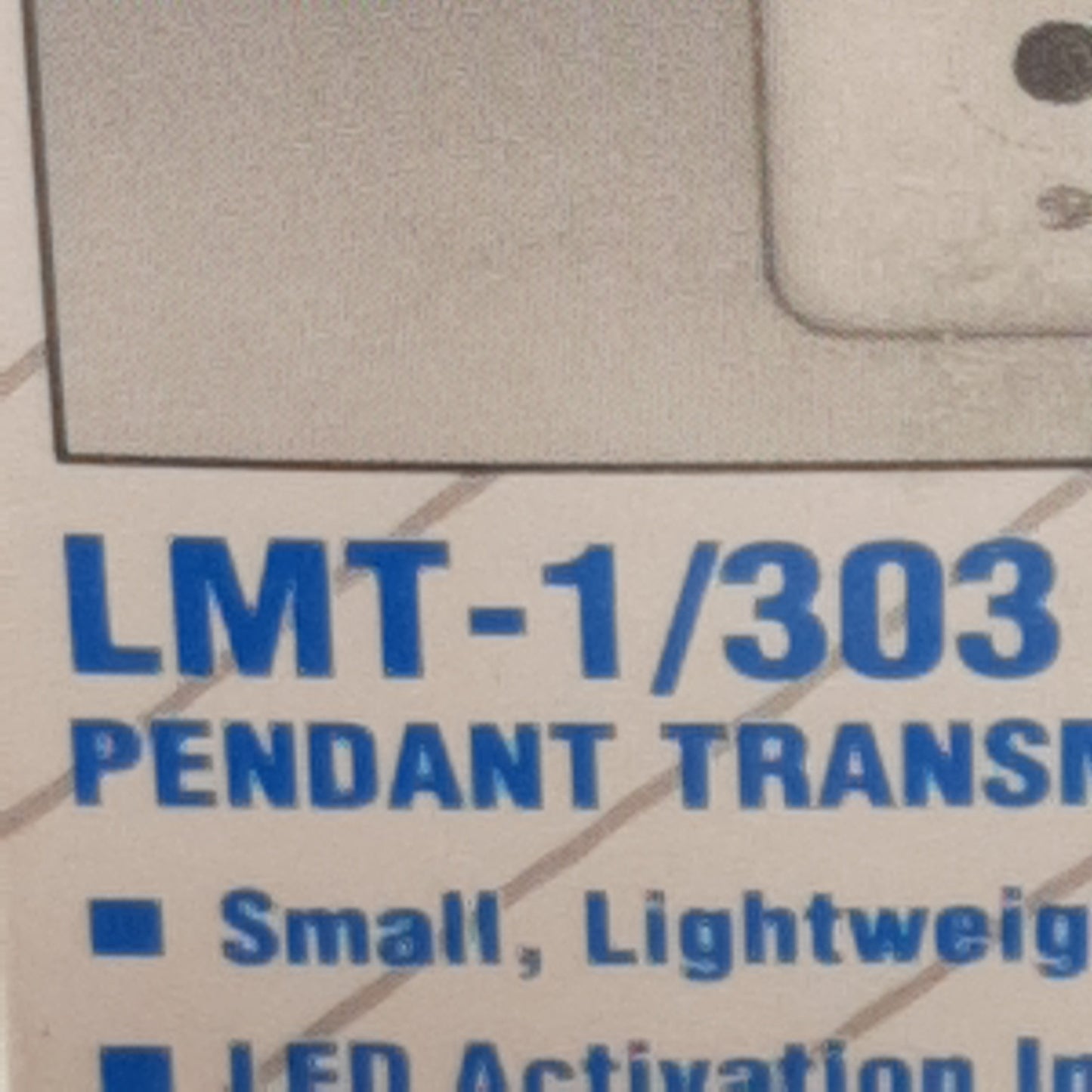 New Linear LMT-1/303 Pendant Transmitter, 12VAC GP-23 Battery, 600ft Range w/ CP-90