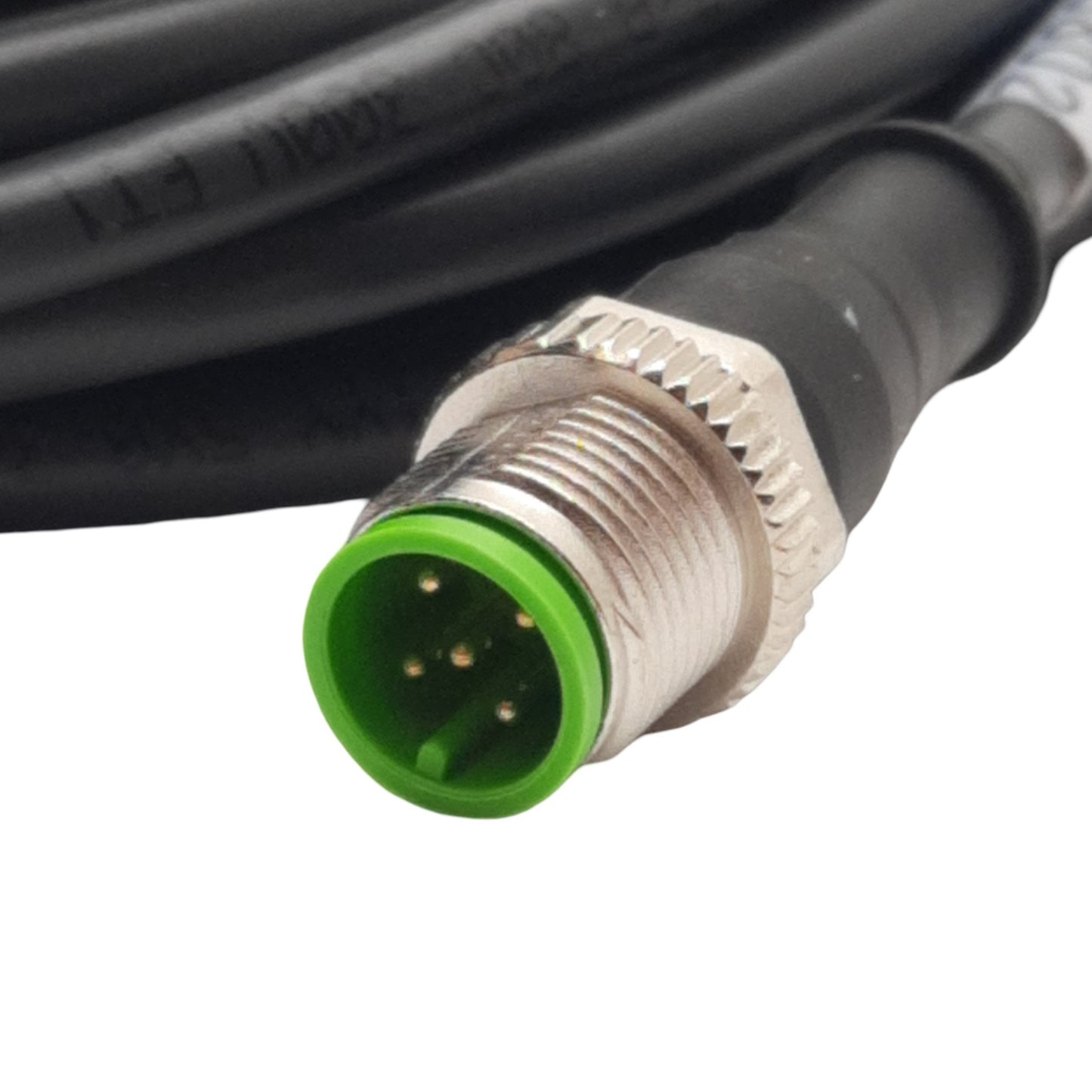 Used Murrelektronik 7000-13101-3490700 Cordset M12 5-Pin Male, Leads, 4A 60VAC/VDC 7m