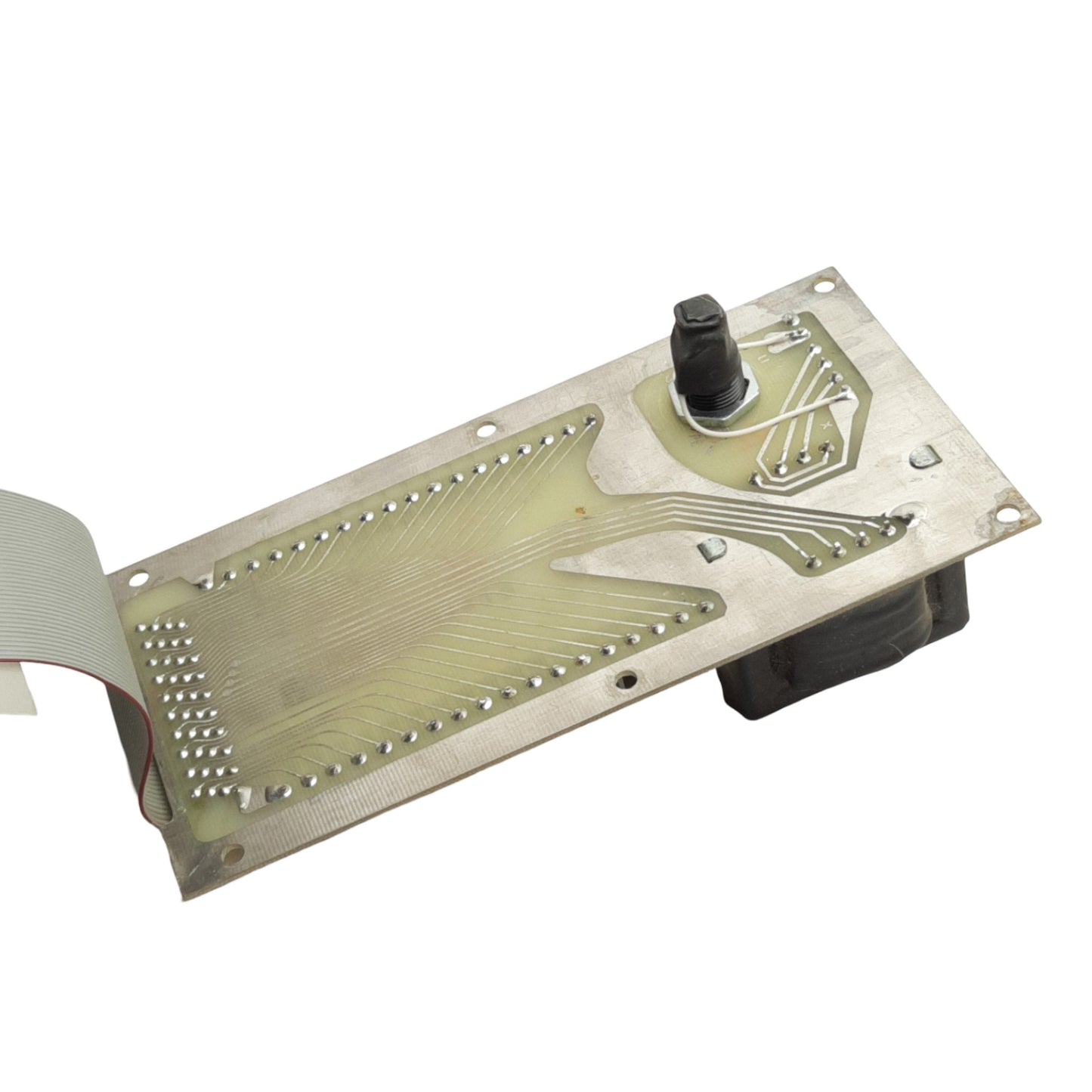 Used K-Tron Corp 9191-00002 Interface Module Card With Ribbon Cable 40-Pin Connector