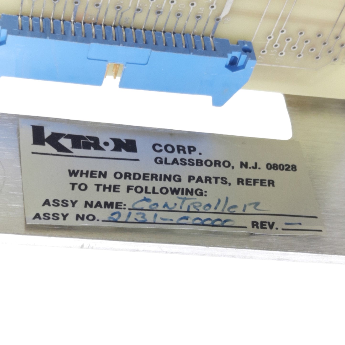 Used K-Tron Corp 9191-00006 2131-0000 2901-00004 Model 6300 Speed Controller