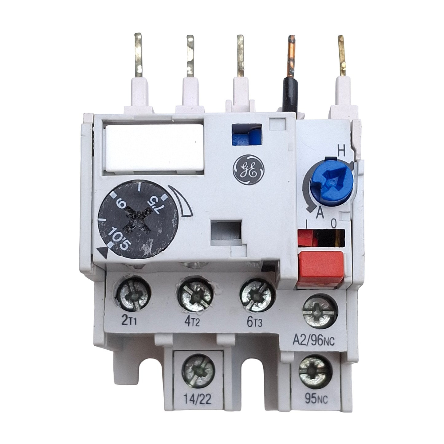 Used General Electric MT03N Thermal Overload Relay, 3-Pole, 7.5-10.5A 690VAC