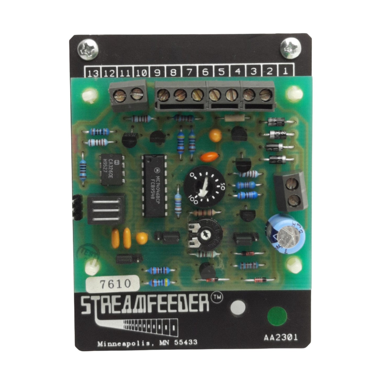 Used Addrex/Thiele 7610 AA2301 StreamFeeder Motor / PLC Addon Board