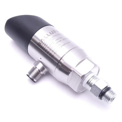 Used Balluff BSP00Y6 Pneumatic Pressure Sensor w/ Display, 0-20bar, 18-30VDC, 4-20mA