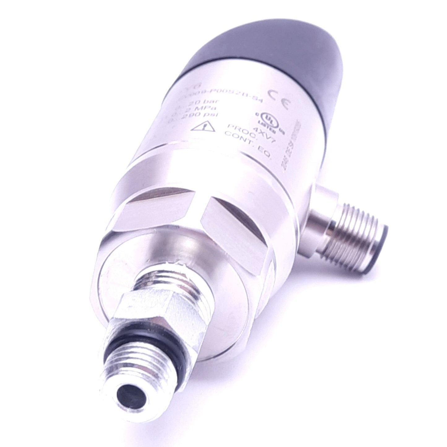 Used Balluff BSP00Y6 Pneumatic Pressure Sensor w/ Display, 0-20bar, 18-30VDC, 4-20mA