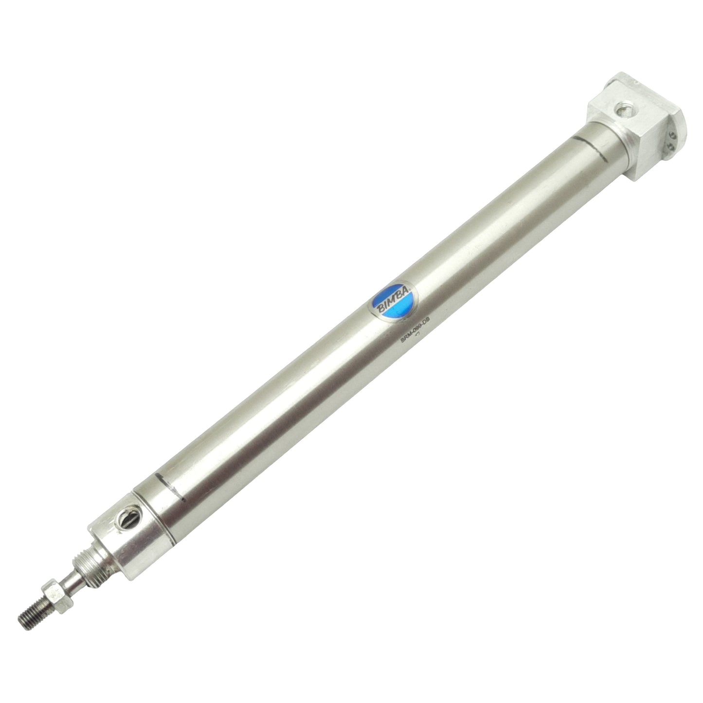Used Bimba BRM-099-DB Pneumatic Cylinder ø1-1/16in Bore 9in Stroke, 1/8in NPT, 250psi