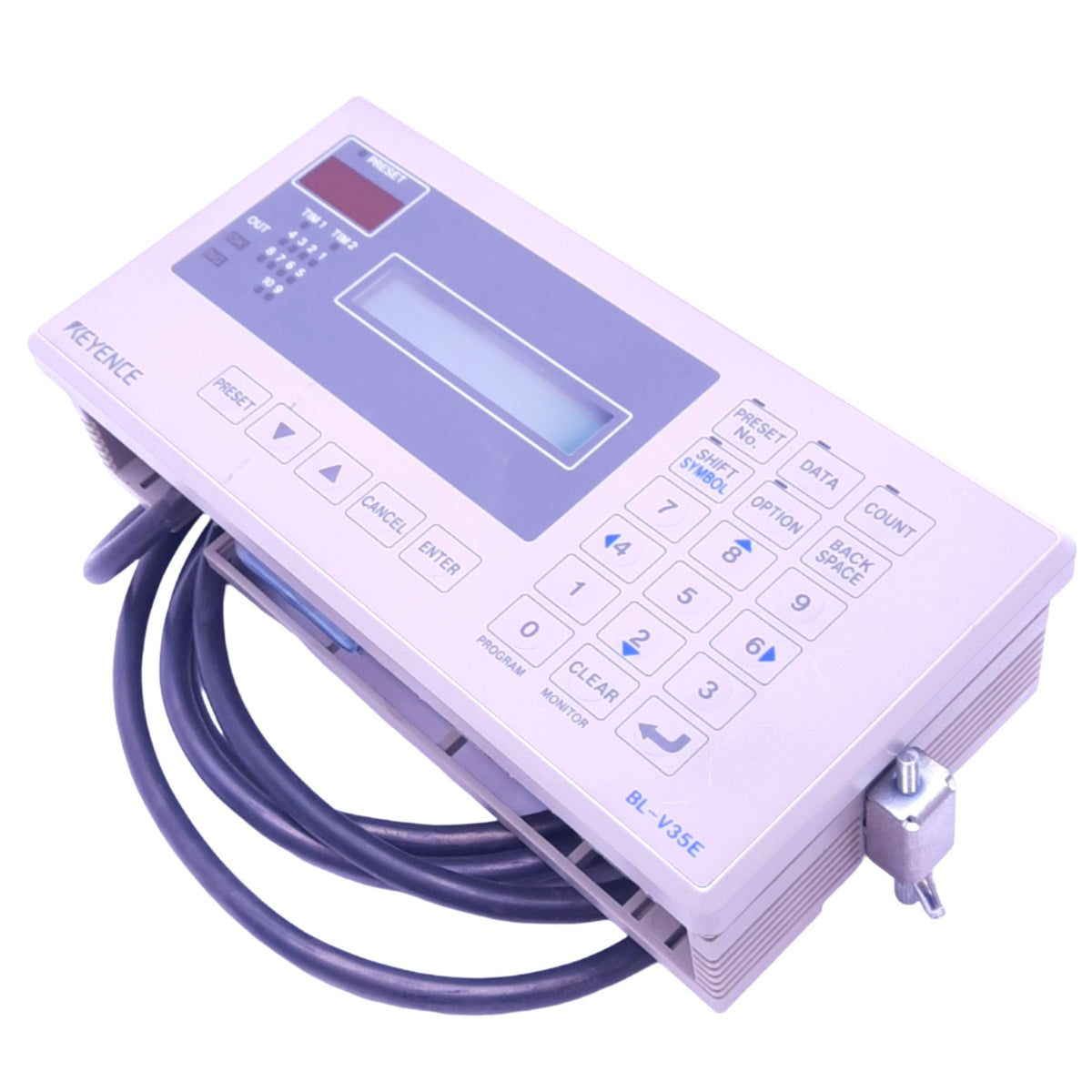 Used Keyence BL-V35E Barcode Display Interface, NPN Open, RS-232C, 100-120VAC 20A