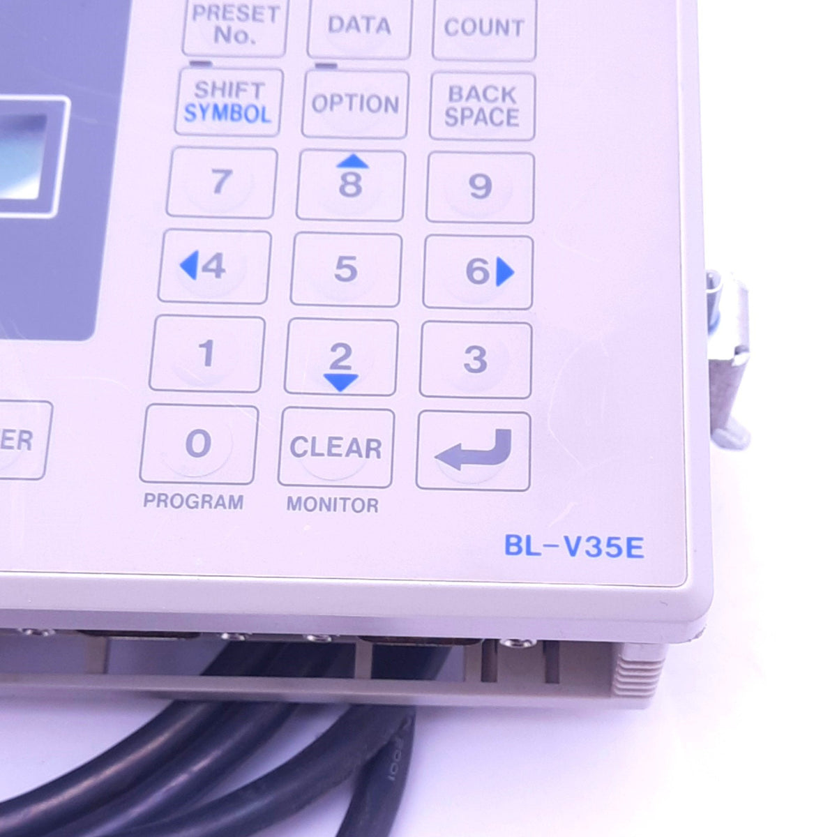Used Keyence BL-V35E Barcode Display Interface, NPN Open, RS-232C, 100-120VAC 20A