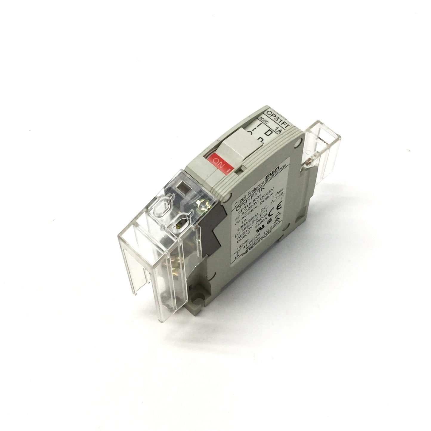 Used Fuji CP31FI/1K Circuit Breaker 1-Pole, Instantaneous Trip, 1A, 240VAC/60VDC