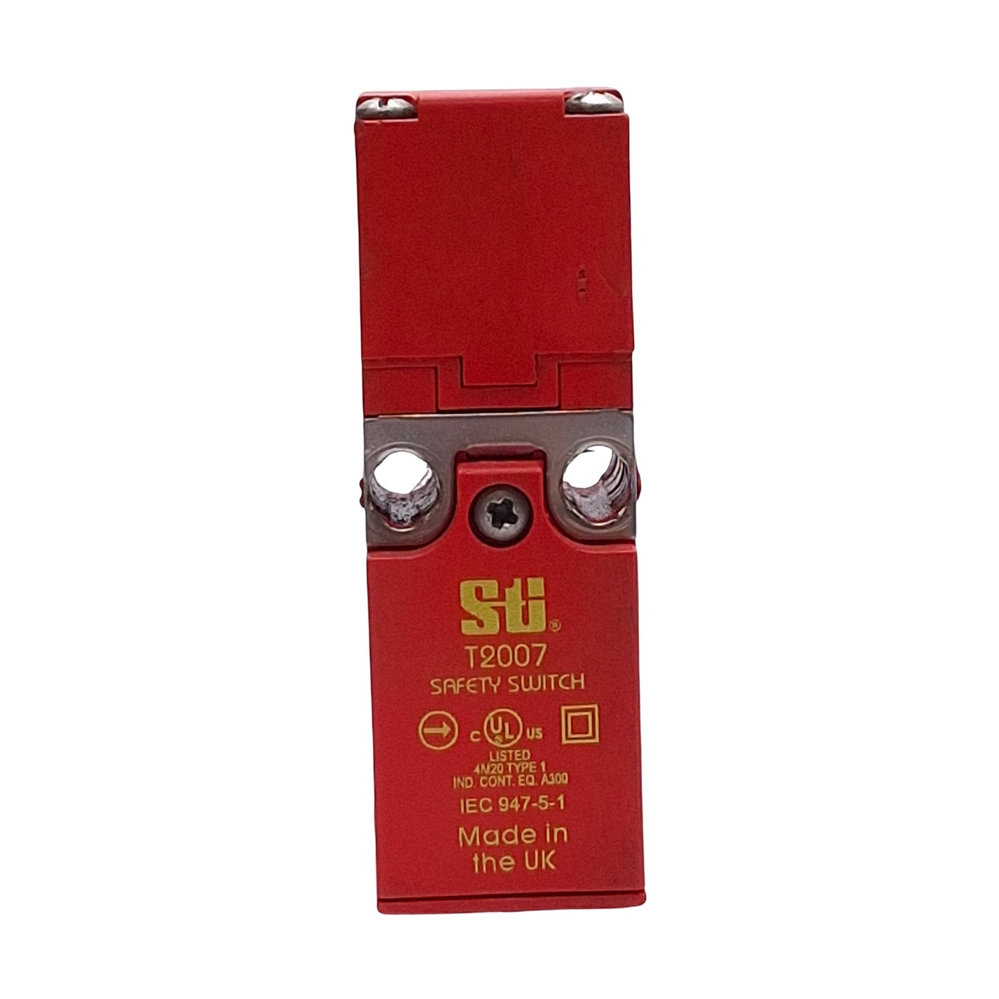 Used Omron 44521-0030 Sti T2007 Safety Interlock Switch, 1NC, 500VAC/250VDC *No Key*