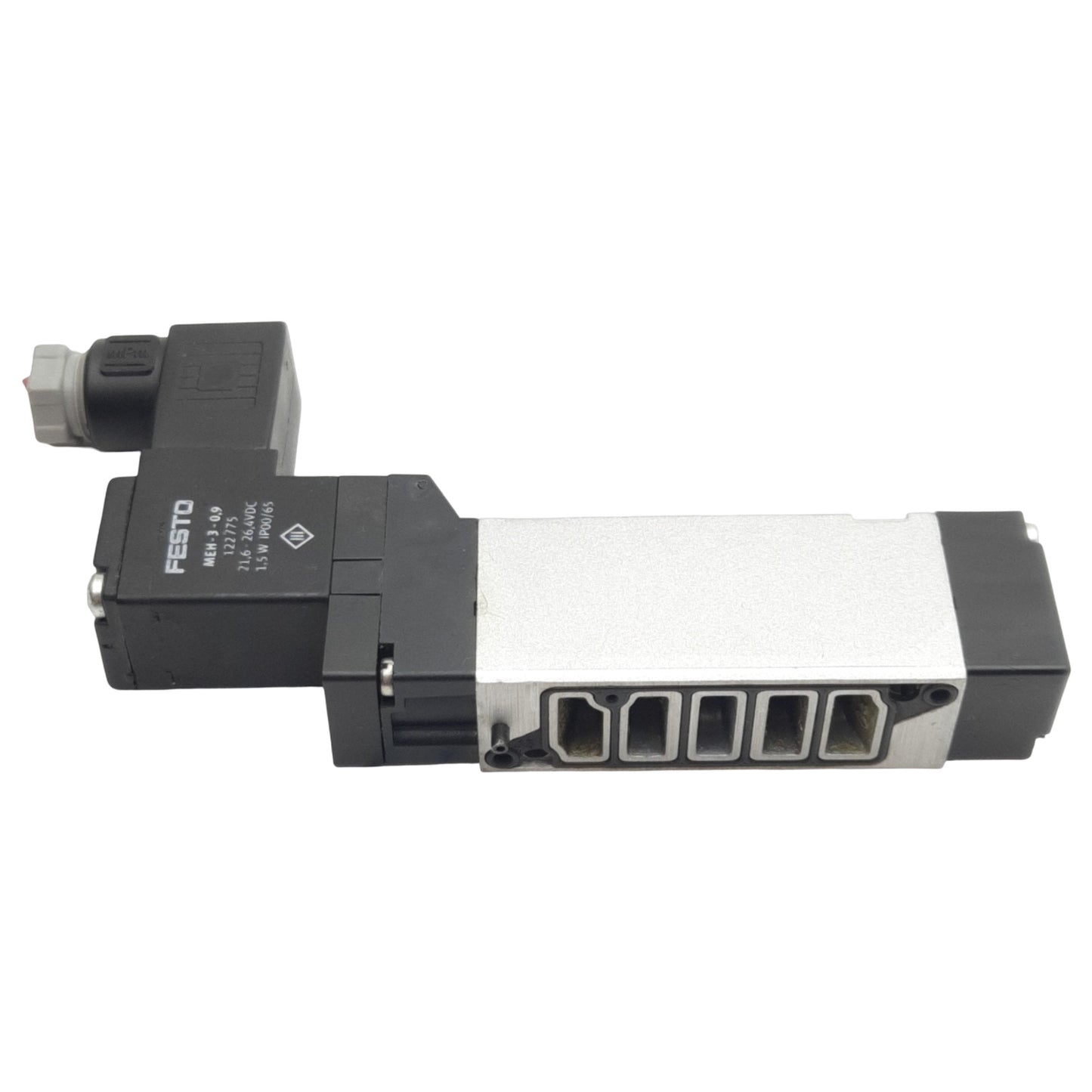 Used Festo MEH-5/2-5,0-B Solenoid Valve, 5/2 Monostable, 2.5-8bar, 24VDC Coil